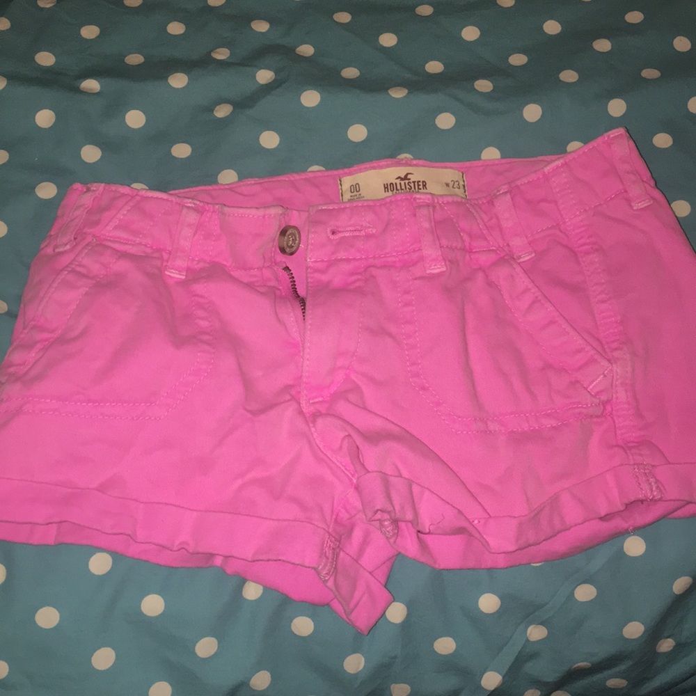 Pink short shorts
